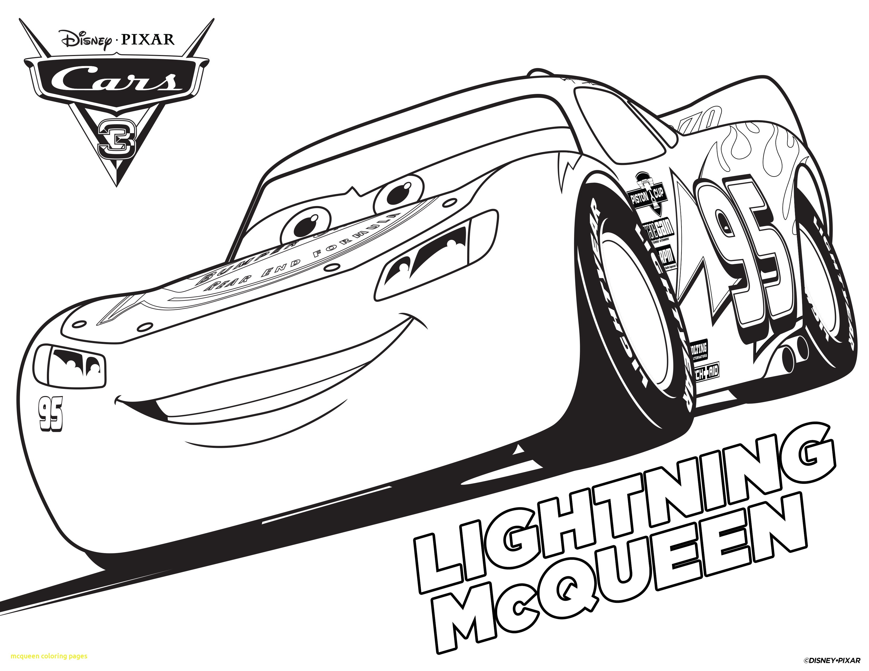 Mcqueen Coloring Pages