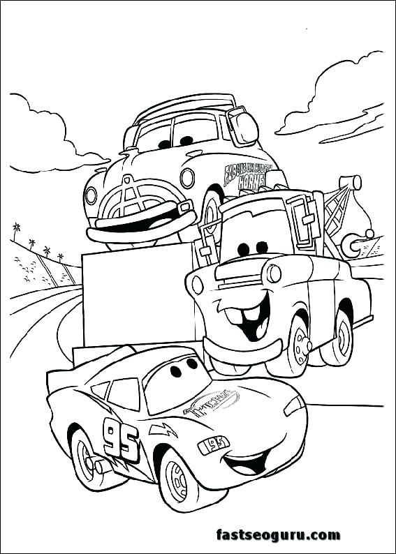 Coloring Pages Lightning Mcqueen Coloring Pages Doc Tow Mater 567x794 Coloring Pages Lightning Mcqueen Coloring Pages Doc Tow Mater