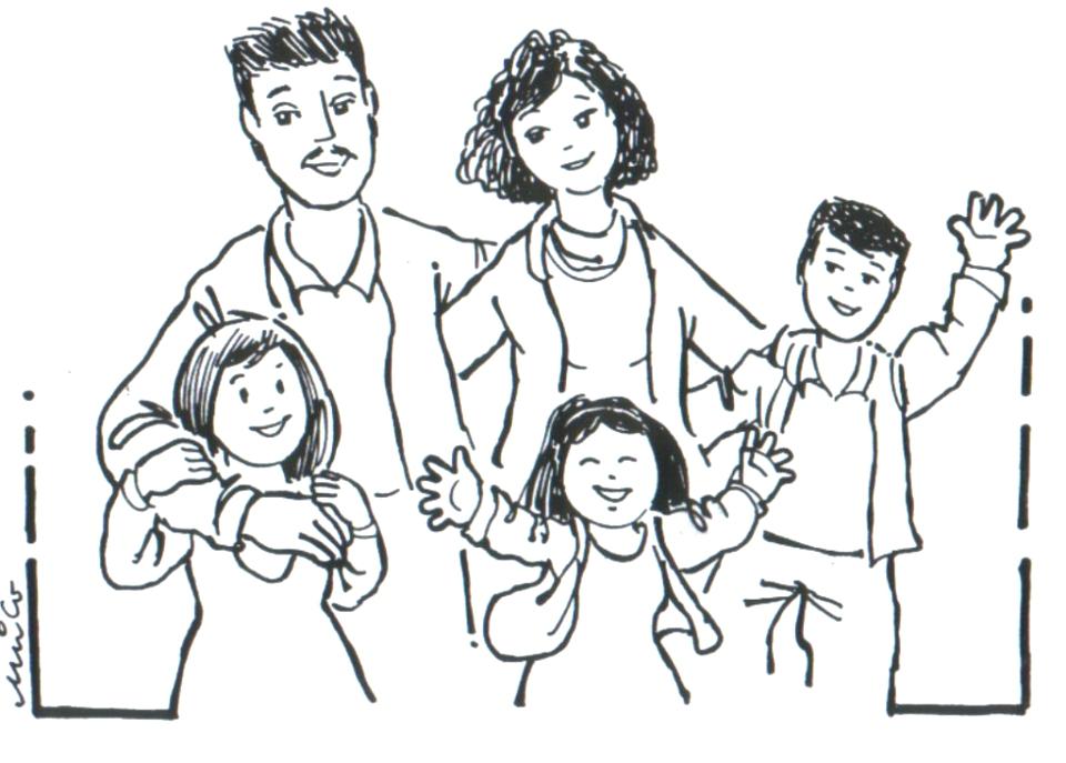 960x687 Family Coloring Page Preschool Family Coloring Pages To Print My