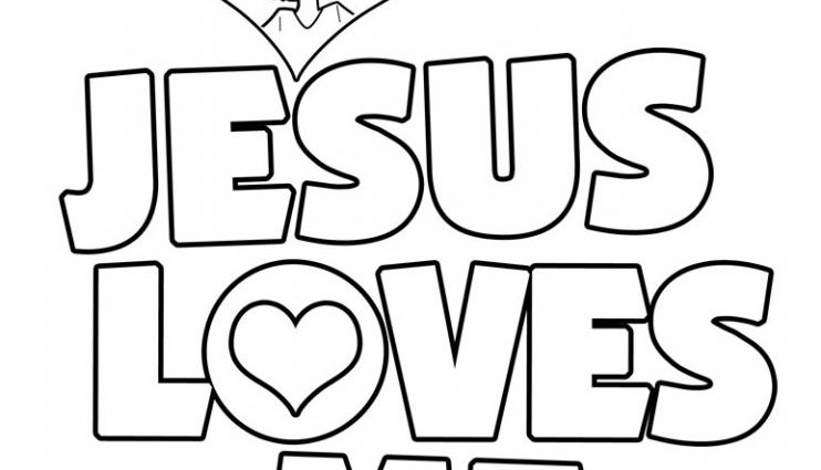 742x425 Jesus Loves Me Vintage Jesus Loves You Coloring Page