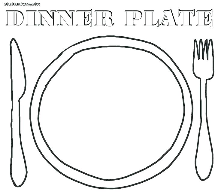 736x649 Plate Coloring Page Plate Coloring Page Ideas Plate Coloring Page