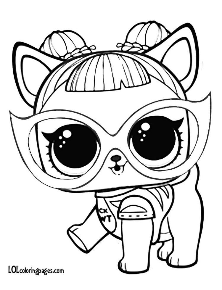 750x980 Baby Dog Coloring Page Lol Surprise Doll Coloring Pages