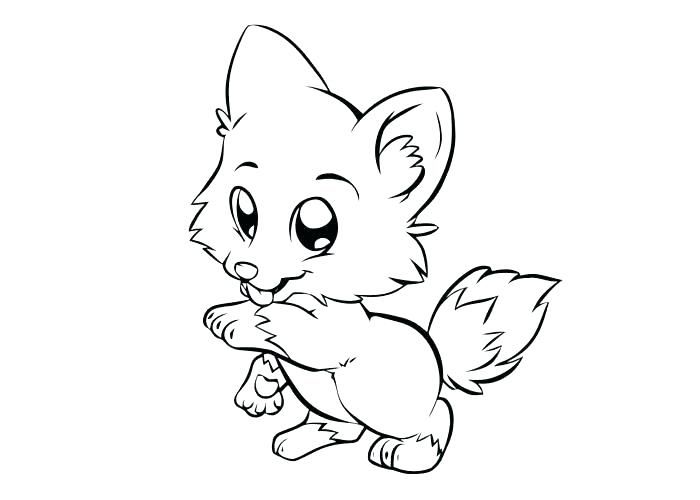 700x500 Cute Dog Coloring Pages