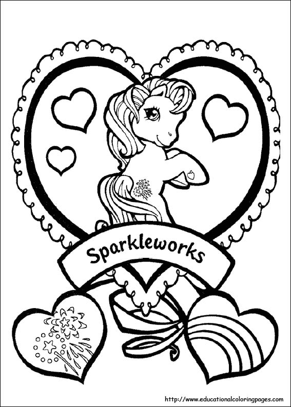 567x794 My Little Pony Coloring Pages Free For Kids