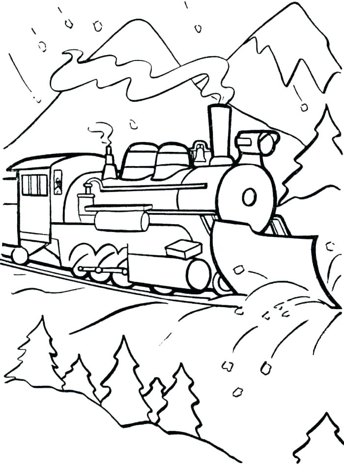 700x946 Polar Express Train Coloring Pages Polar Express Coloring Page