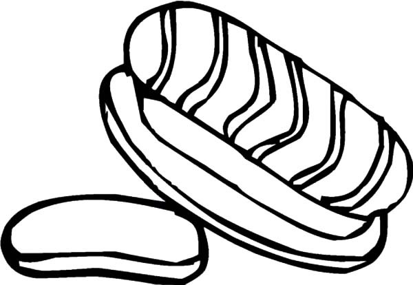 600x414 Bread With Meat Coloring Pages Best Place To Color