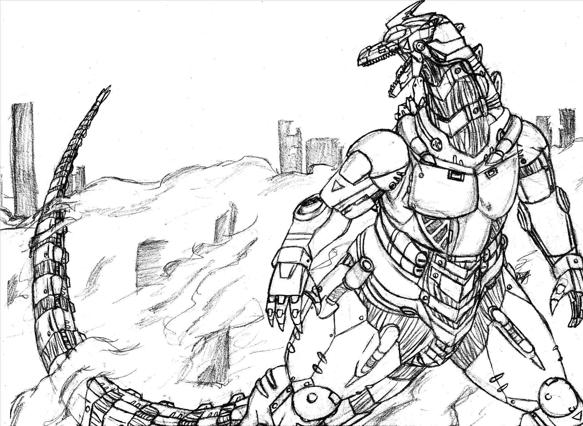 Mechagodzilla Coloring Pages Online Coloring Printable 1900x1391 Mechagodzilla Coloring Pages Online Coloring Printable