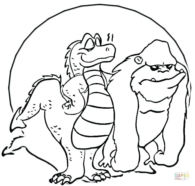 Godzilla Coloring Page Coloring Pages With Baby Godzilla Vs 750x717 Godzilla Coloring Page Coloring Pages With Baby Godzilla Vs
