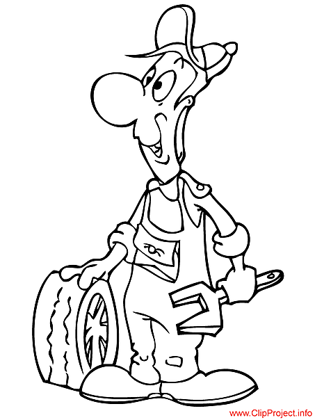 Mechanic Coloring Pages 453x604 Mechanic Coloring Pages