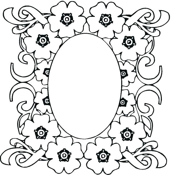 600x613 Mosaic Coloring Pages