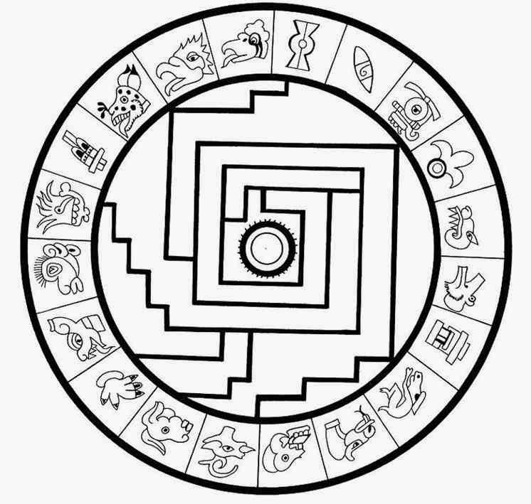 Indian Aztec Mandala Coloring Pages Worksheet 746x709 Indian Aztec Mandala Coloring Pages Worksheet
