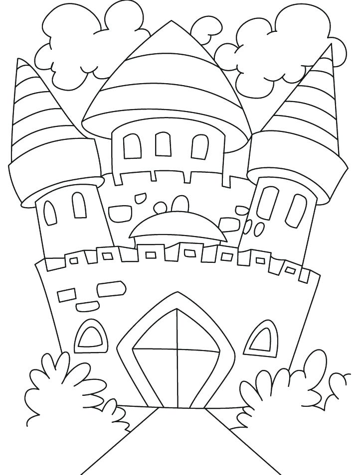 Medieval Castle Coloring Pages at GetColorings.com | Free printable ...