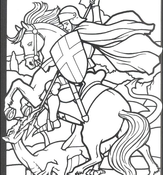 559x600 Medieval Coloring Pages