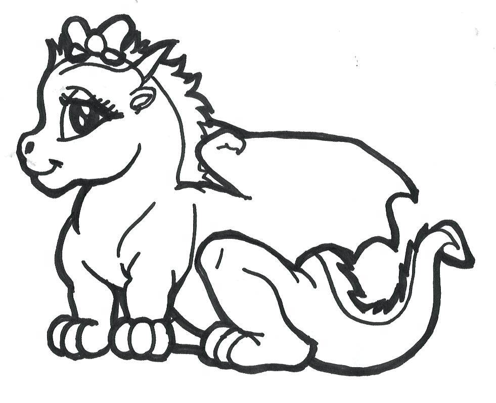 981x798 Real Dragon Coloring Pages Medieval Dragon Coloring Pages Free