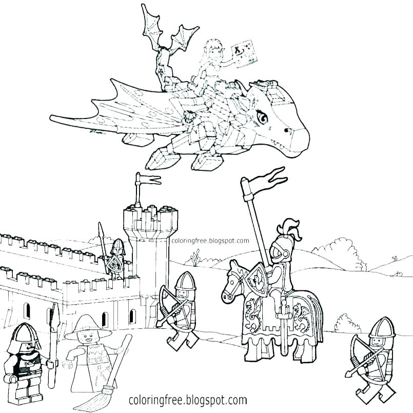 805x805 Medieval Times Coloring Pages