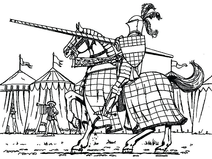 830x624 Middle Ages Coloring Pages Middle Ages Coloring Page 9 Wallpaper