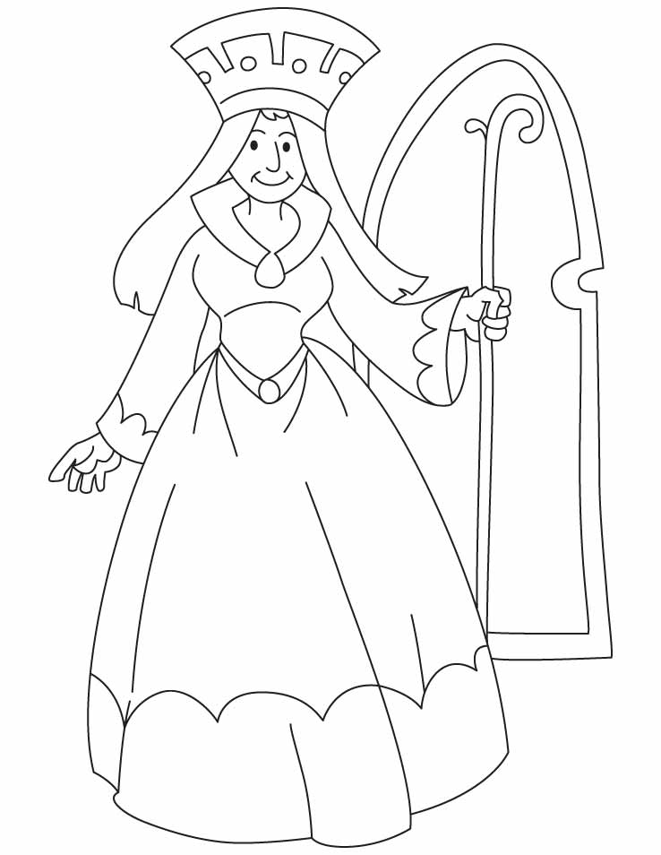 738x954 Medieval Princess Coloring Pages 406425