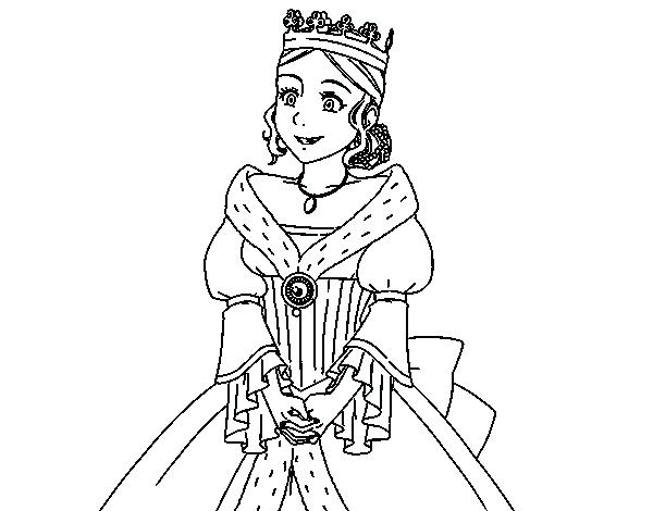 600x470 Medieval Princess Coloring Pages