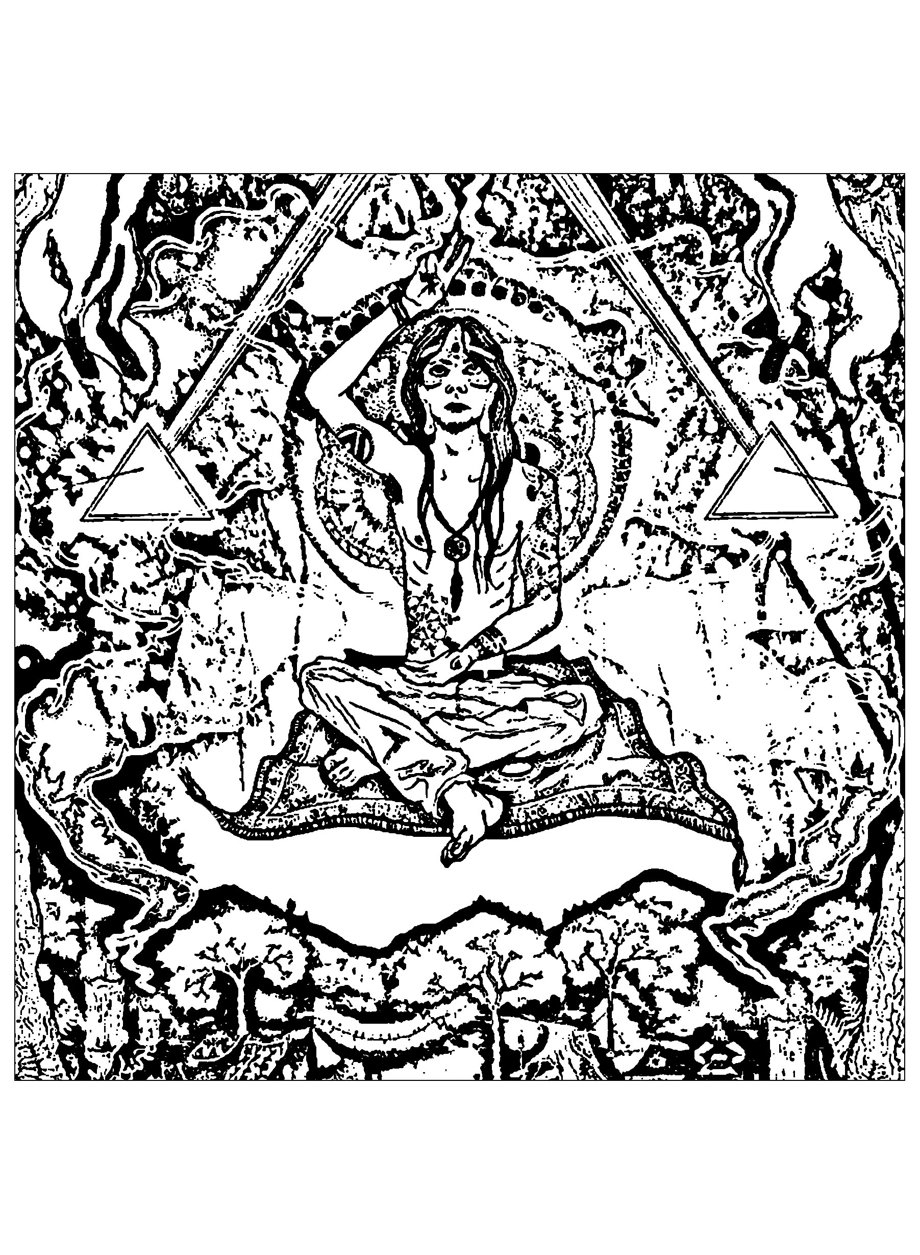 Psychedelic Meditation Illuminati Symbols 1803x2458 Psychedelic Meditation Illuminati Symbols