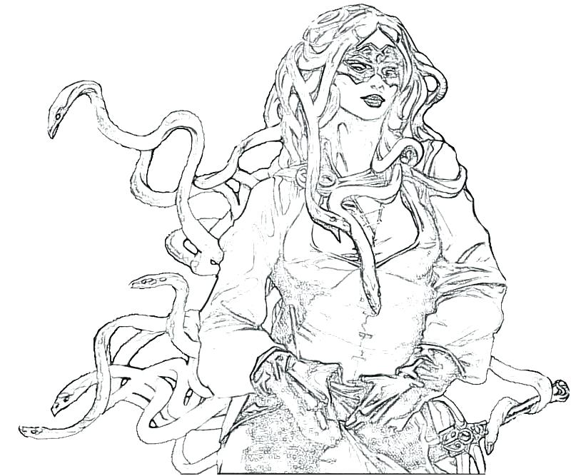 800x667 Medusa Coloring Pages Medusa Coloring Sheet Printable Medusa