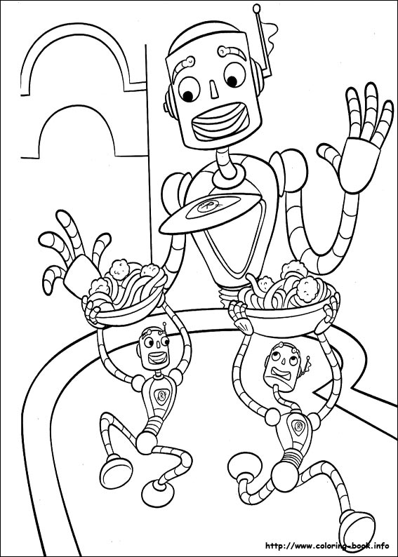 567x794 Meet The Robinsons Coloring Picture