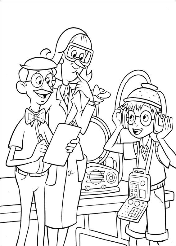 567x794 Coloring Page Disney Coloring Page Meet The Robinsons