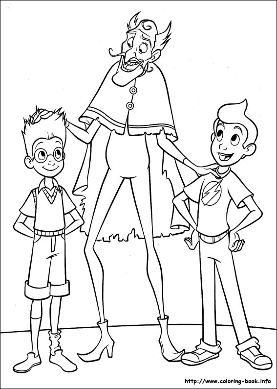 567x794 Meet The Robinsons Coloring Pages