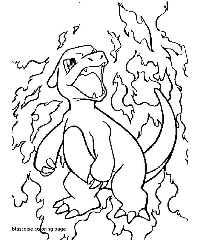Mega Blastoise Coloring Pages