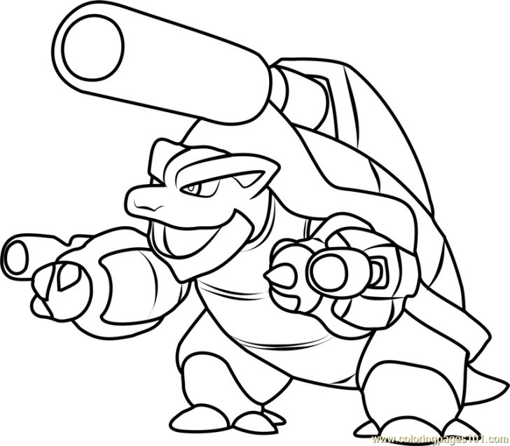 Blastoise Coloring Page 728x637 Blastoise Coloring Page