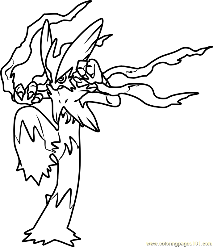Mega Blaziken Pokemon Coloring Page 690x800 Mega Blaziken Pokemon Coloring Page