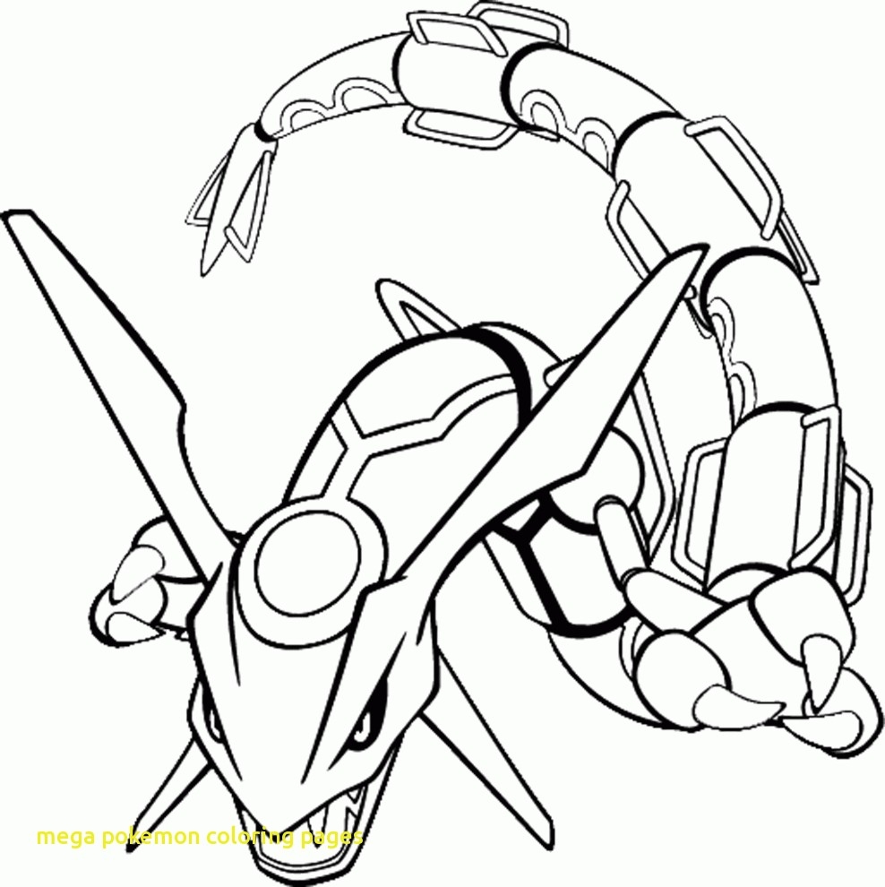 Mega Charizard X Coloring Page