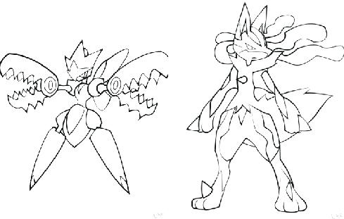 489x311 Coloring Pages Of Coloring Pages Of Lucario Coloring Page Vs By