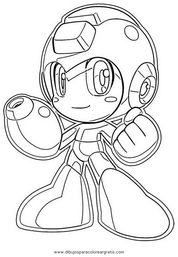 Mega Man Coloring Pages