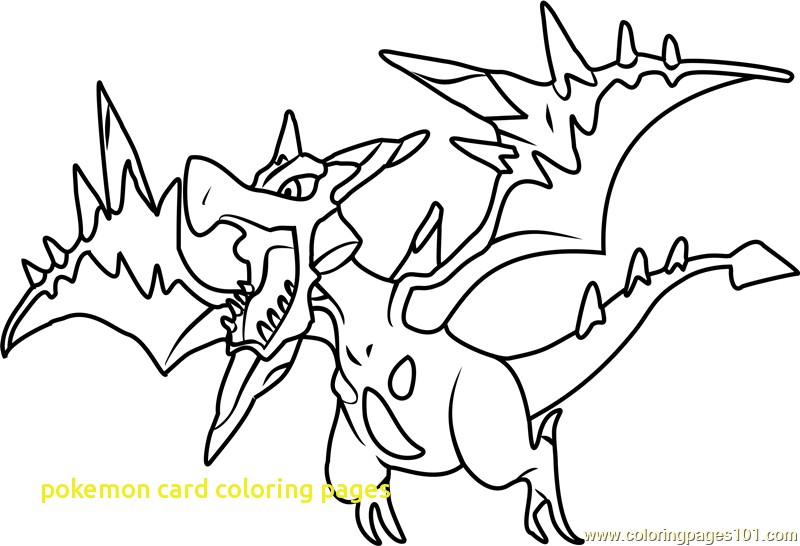 Pokemon Card Coloring Pages With Mega Aerodactyl Pokemon Coloring 800x546 Pokemon Card Coloring Pages With Mega Aerodactyl Pokemon Coloring