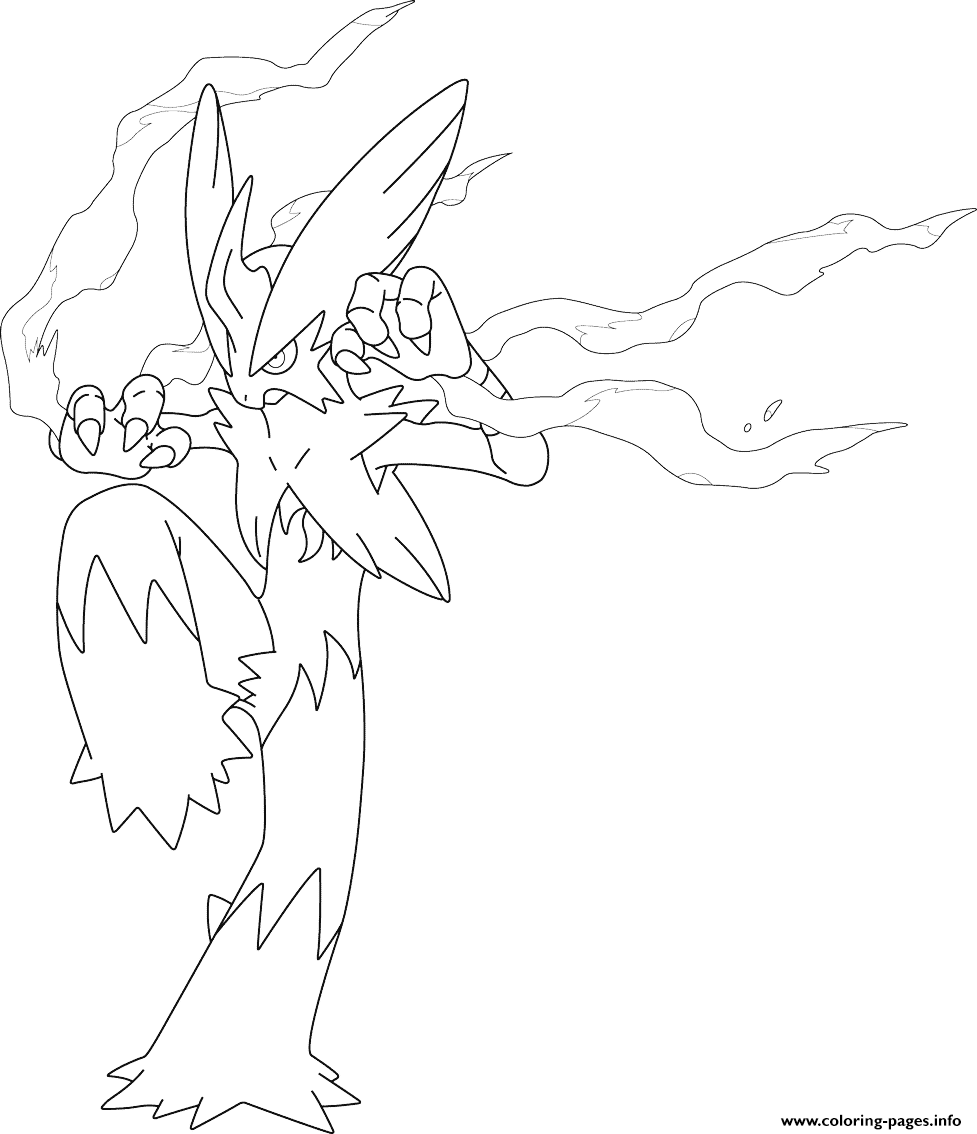 977x1134 Mega Blaziken Pokemon Coloring Pages Printable Amazing