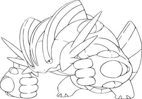 Mega Swampert Coloring Pages at GetColorings.com | Free printable ...