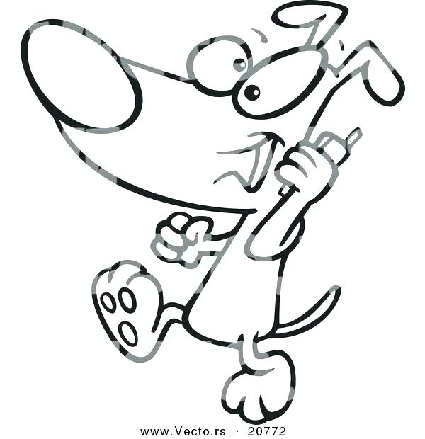 600x620 Phone Coloring Pages Phone Coloring Pages Free Printable Megaphone