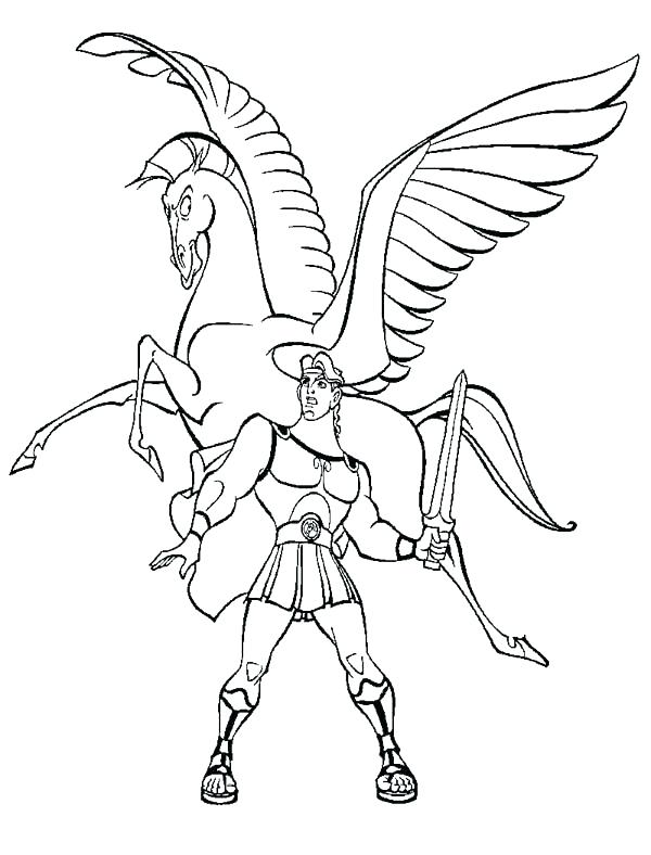 600x788 Hercules Coloring Pages Coloring Page Free Printable Strong