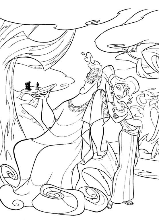554x781 Pictures Of Hades And Megara Coloring Pages