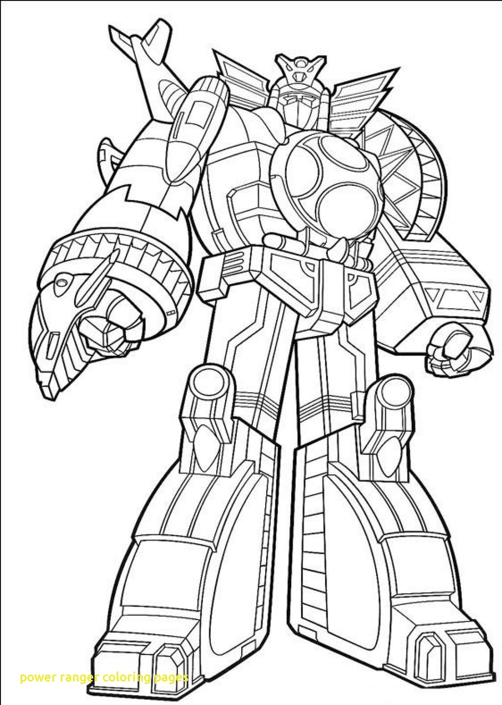 Megazord Coloring Pages