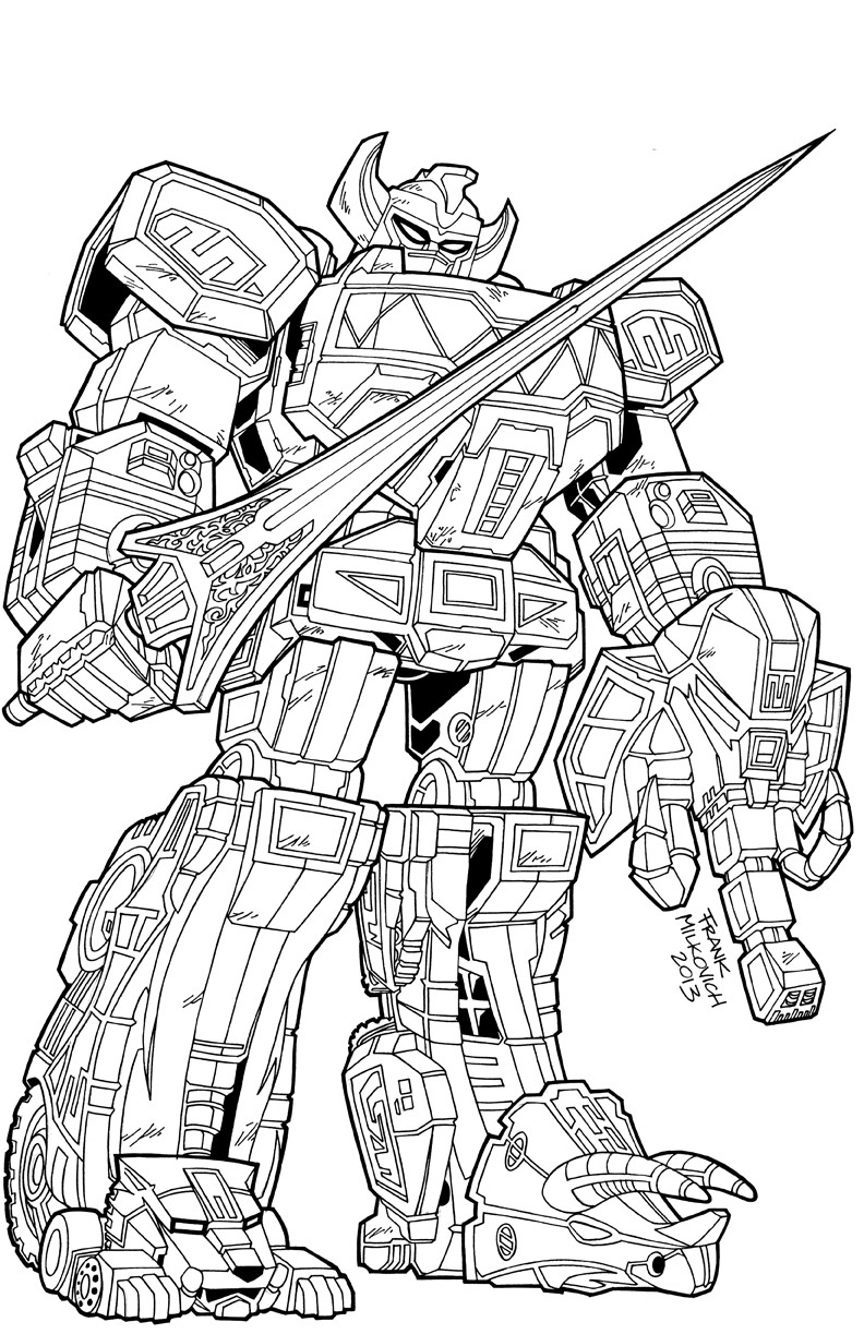 Megazord Coloring Pages at GetColorings.com | Free printable colorings ...