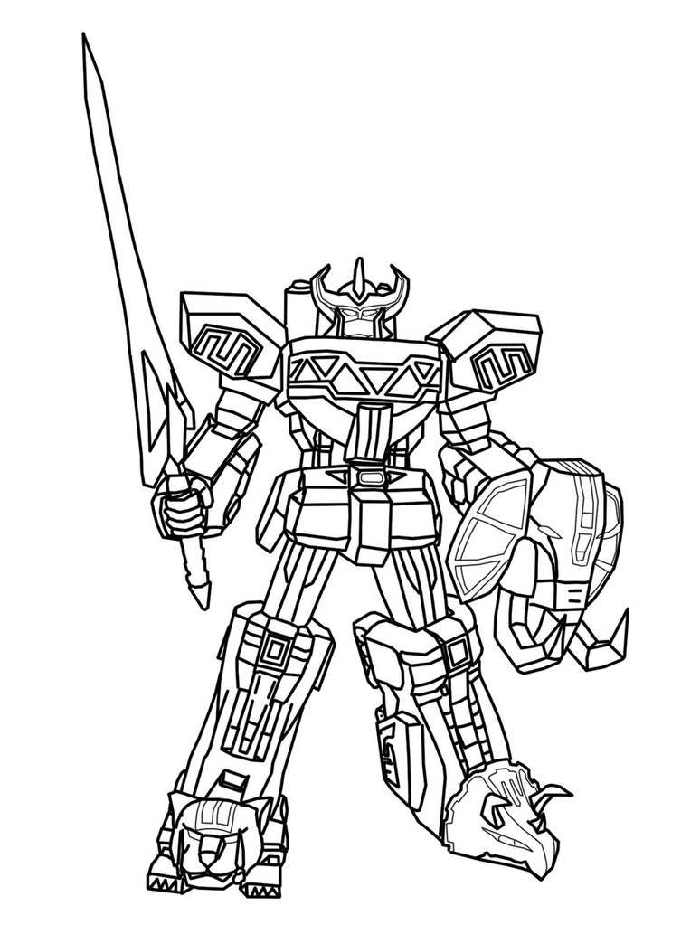 Power Rangers Megazord Coloring Pages 774x1033 Power Rangers Megazord Coloring Pages