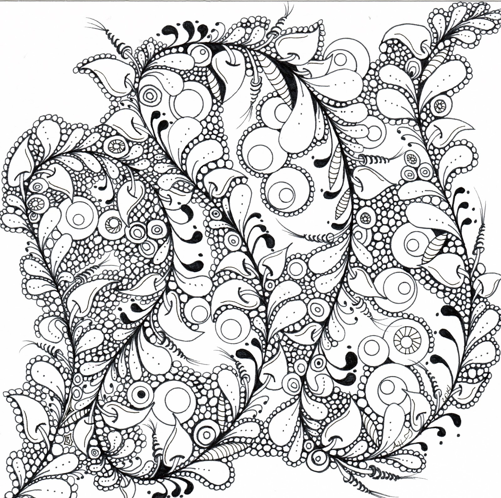 Mehndi Coloring Page 1600x1592 Mehndi Coloring Page