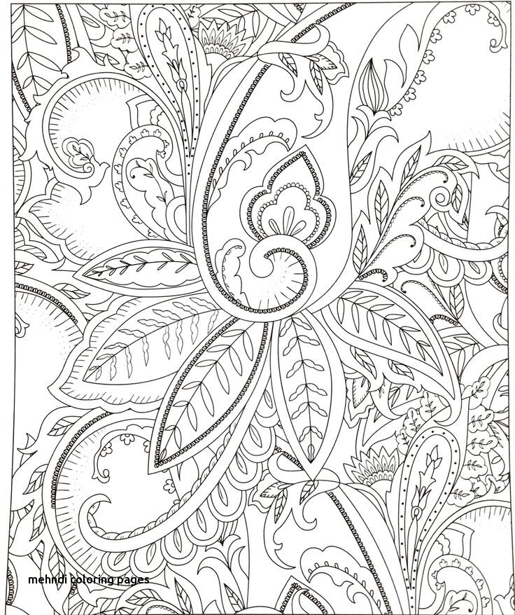 Mehndi Coloring Pages 736x878 Mehndi Coloring Pages