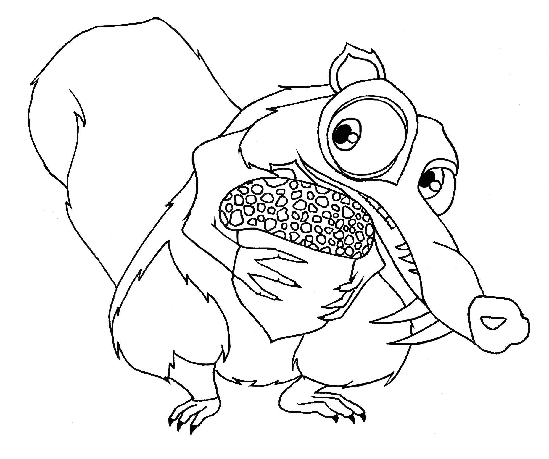 1855x1552 Ice Age Coloring Pages Online Best Of Tailsko Sketch 2 By