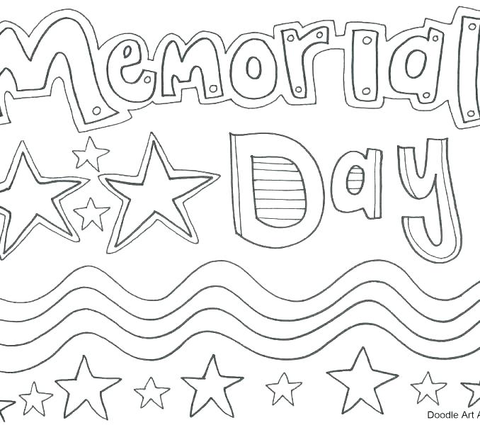 678x600 Memorial Day Coloring Pages Memorial Day Coloring Pages Memorial