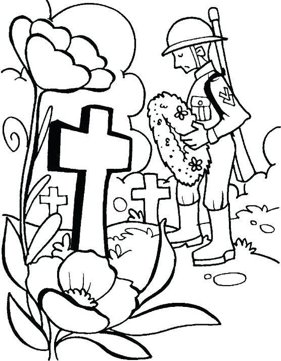 556x714 Memorial Day Coloring Pages Remembrance Day Military Coloring Page