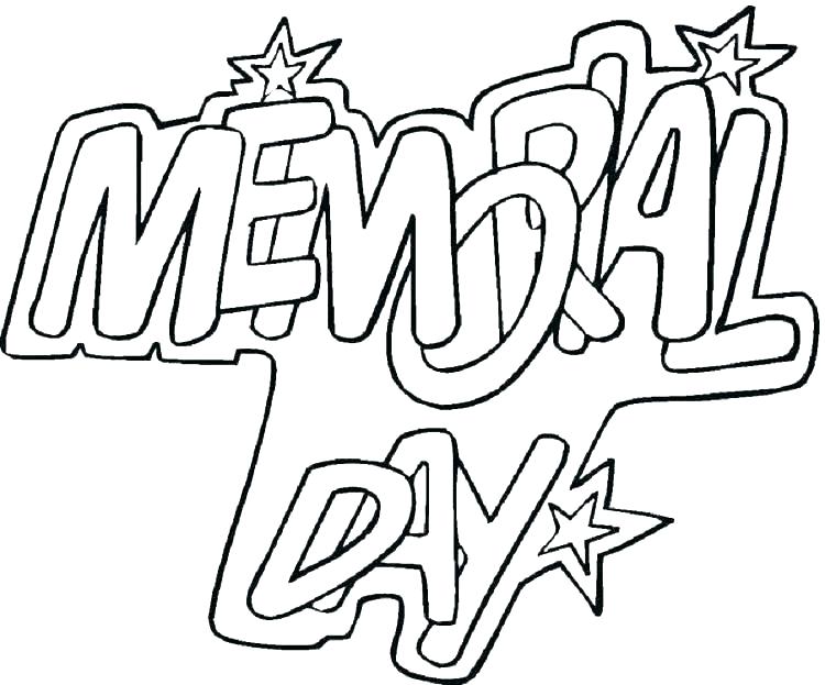 Memorial Day Coloring Pages 2018 750x623 Memorial Day Coloring Pages 2018