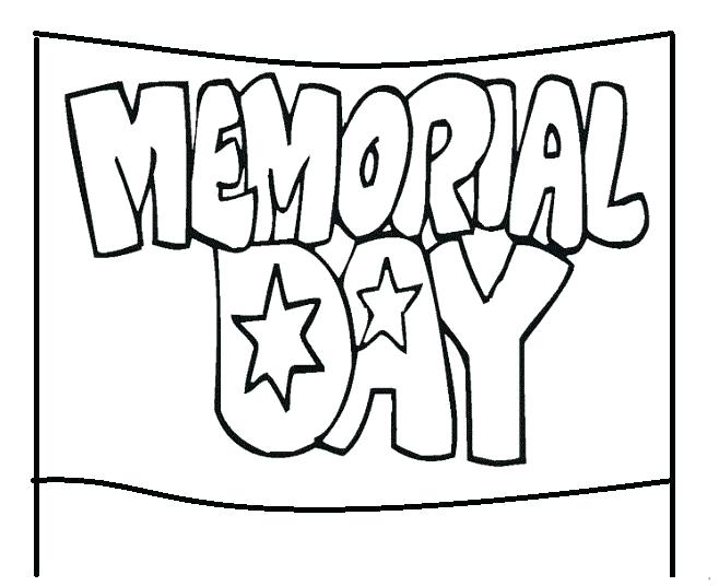 Memorial Day Pictures To Color Good Banner Coloring Pages Online 658x536 Memorial Day Pictures To Color Good Banner Coloring Pages Online