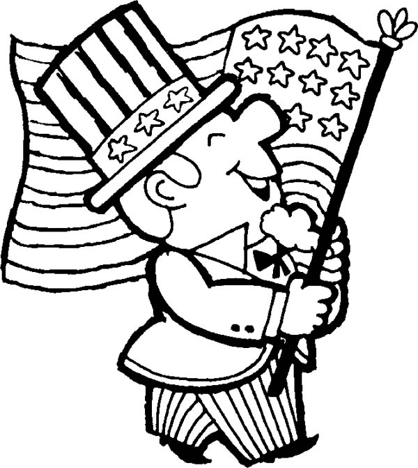 Cartoon Of Memorial Day Coloring Page 600x671 Cartoon Of Memorial Day Coloring Page